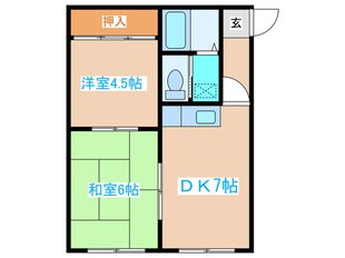 中央マンションの物件間取画像